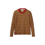 Adidas Originals x Wales Bonner Dryžuoti Megzti Ilgomis Rankovėmis Mar&scaron;kinėliai Unisex Vir&scaron;utiniai Drabužiai Garstyčių Geltonumo HG6265 S