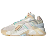 Adidas Originals Streetball Sintetinės odos Suede Žemi Gyvenimo būdo Batai Moteri&scaron;ki Sportbačiai Pilki Balti Geltoni GZ2793 38