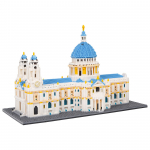 LULUFUN Mikroblokelių statybos 3D suaugusiųjų interjero laiko populiarus hobio žaislas, dėlionė, pilis, dovana, surinkimas, žudikas, (&Scaron;v. &Scaron;v. Pauliaus katedra)