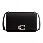 Coach Bandit 18 Užsegama spaudėmis I&scaron;skirtinė ver&scaron;iuko odos Pečių krep&scaron;ys per petį Mažas moteri&scaron;kas krep&scaron;ys Juodas CV461-LHBLK Basic Set (Bag+Dust Bag)