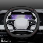 D tipo D tipo auk&scaron;tos kokybės odos pynė ant automobilio vairo rato užvalkalo apvyniojimas, skirtas Geely Galaxy L7 Boyue L COOL 2026 2026 Laikiklis apsaugas