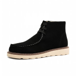 Vyri&scaron;ki Ankle Boots Retro Suede Laisvalaikio Batai Kokybi&scaron;ki Auk&scaron;takulniai Batai Klasikiniai Oxford Batai Susiuvami Neslystantys Platforminiai Batai Klasikiniai Verslo Batai 38 juoda