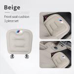 Automobilio sėdynės pagalvėlės užvalkalas Kvėpuojantis ledo &scaron;ilko sėdynės apsauginis pamink&scaron;tinimas BMW M M2 M3 M4 X1 X3 X5 X7 E39 E46 E60 E90 F10 F15 F20 F30 G20 G30 PU&Four Seasons gray