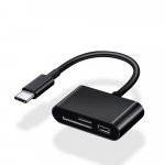 FONKEN 3 IN 1 C tipo / mikro USB į SD kortelių skaitytuvą OTG USB laidas Micro SD/TF kortelių skaitytuvas U disko skaitytuvo adapteris Duomenų perdavimas Type C
