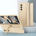 Skirtas Samsung Galaxy Z Fold 4 5g kietas dėklas su smūgiams atspariu telefono dangteliu su ra&scaron;ikliu sulankstomas ra&scaron;iklio laikiklis, ypač plonas 2022 m.