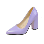 Nauji Prabangūs Vasaros Pavasario Antumn 9cm Stambūs kulniukai Moteri&scaron;ki batai String karoliukai smailūs pir&scaron;tai Bling Crystals Pumps