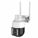 8MP 8x optinio priartinimo IP kamera WiFi apsauga CCTV kamera dviejų lę&scaron;ių spalvota naktinio matymo IP66 lauko stebėjimo WiFi kamera Icsee