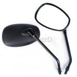 Universal 10MM Motorcycle Rear View Side Mirrors Black For Z900 Z800 Z750 mt09 mt07 cb650r cb500x Motorcycle Mirrors