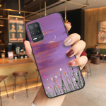 Pie&scaron;inys Gėlė Telefono Dėklas OPPO Realme GT 2 Pro X2 Pro XT C25S 8 7 6 Pro 6i Realme GT Master C3 C21 C21Y C11 X3 SuperZoom Realme 6 Pro