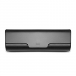 Matinio plastiko permatomas akinių dėklas Paprastas lengvas saulės akinių dėklas juoda