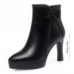 Moteri&scaron;ki trumpi batai rudeniui ir žiemai Nauji Viską atitinkantys smailūs auk&scaron;takulniai aulinukai Moteri&scaron;ki aulinukai moteri&scaron;ki aulinukai su flisiniu pamu&scaron;alu 34