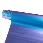 Blizgios chameleono violetinės iki mėlynos vinilo plėvelės motociklo automobilio salono stiliaus lipdukai &bdquo;pasidaryk pats&ldquo; lipdukų lapas, blizgus plėvelė 152x10cm