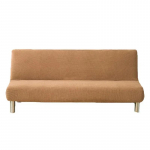 1 vnt. sofos-lovos užvalkalas be porankių, tamprus, sulankstomas, futono užvalkalas, atsparus dulkėms, elastingas, nuimamas, &bdquo;Fundas&ldquo; sofa L (190-210cm) kava