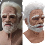 Dar viena MeThe Elder Helovino &scaron;ventė Supersoft Old Man suaugusiųjų kaukė