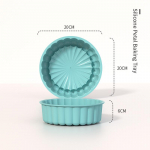 3D silikoninių tortų formų dekoravimo įrankis &bdquo;pasidaryk pats&ldquo; te&scaron;los kepimo įrankiai, skirti pyrago keptuvėms virtuvėje, rievėtos vamzdinės keptuvės keptuvės &bdquo;Airfryer&ldquo; priedai