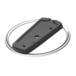 Metalinis vertikalus stovas PS5 Slim konsolei (diskinis ir skaitmeninis variantai) su varžtu, pagrindo stovas Playstation 5 Slim konsolei