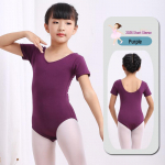 Mergaičių vasaros baleto &scaron;okių triko - trumpomis rankovėmis gimnastikos kombinezonas vaikų kinų &scaron;okių treniruotėms 140cm
