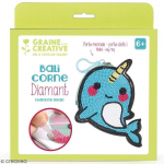Kit de mosa&iuml;que - Balicorne - Porte-monnaie - Vert - Fantaisie - Enfant įvairiaspalvis