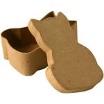 Bo&icirc;te en carton - Non sp&eacute;cifi&eacute; - 10,5 cm - &Agrave; d&eacute;corer - Pour enfants - Mixte