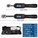 Mini Skaitmeninis Ekrano Sukimo Raktas 1/4 3/8 Profesionalus Reguliuojamas Dviračio Automobilio Remonto Sukimo Raktas Rankiniai Įrankiai 1.5-30N.m 1-4