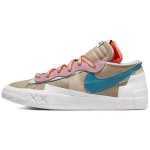 KAWS x sacai x Nike Blazer Low Reed Unisex sportbačiai Rudo, &scaron;viesiai eglės, balto spalvos DM7901-200 35.5