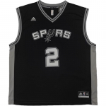 Adidas X NBA Bendradarbiavimas San Antonio Spurs Kawhi Leonard Mados &Scaron;velnus Patogus Laisvalaikio Krep&scaron;inio Mar&scaron;kinėliai Vyri&scaron;kas mar&scaron;kinėlis Juodas 7818A-304-AEB1585 3XL