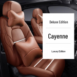 Mercedes-Benz C/E/GLC/A klasės odiniai sėdynių užvalkalai &ndash; pilnai apgaubiantys, visasezoninė pagalvėlė Custom 5-Seater Middle Genuine Leather
