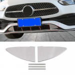 Skirta Mercedes Benz C Class W206 C200 C260 C300 2022 2023 Automobilio i&scaron;orės montavimas priekinio buferio apatinių lūpų grotelių apdailos blizgučiai Chrome