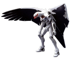 LMHG Žmogaus pavidalo Sprendžiamasis Ginklas Dirbtinis Žmogus Evangelion Masinės Gamybos Tipas Genesis EVA-05 Bendros Paskirties (Neoninė evangelija) balta