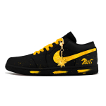 Jordan Air Jordan 1 Gilded Swift Shadow Atsparūs trinčiai Atsparūs trinčiai Vintažiniai krep&scaron;inio bateliai Vyri&scaron;ki Juodi Auksiniai 553558-093(Komanda266-) 42
