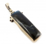 Les Tr&eacute;sors De Lily [E6594] - Pendentif Argent 'Satin' Labradorite
