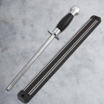 33 cm sieninis magnetinis peilio laikiklis virėjo stovo juostelė metalinė peilių blokas virtuvės galąstuvas peilių galandimo strypas