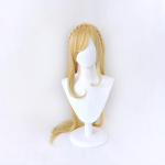 100cm Anime Dangan Ronpa Sonia Nevermind Ilgas Perukas Pynė Cosplay Kostiumas Super Danganronpa Kar&scaron;čiui Atsparus Sintetinis Plaukas Moteri&scaron;ki Perukai auksas