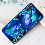 &Scaron;vytintis drugelis silikoninis telefono dėklas, skirtas Samsung Galaxy A50 A70 A10 A20e A30 A40 A20s A10s A10e A80 A90 A60 A30s dangtelis For Samsung A10e
