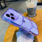 Cartoon 3D Bear Shape skaidrus telefono dėklas, skirtas iPhone 14 13 12 11Pro Max XS Max XR X Candy Color Silikoninis smūgiams atsparus mink&scaron;tas galinis dangtelis For iPhone 13 Pro