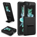 Apsaugos nuo kritimo kietas dėklas, skirtas Samsung Galaxy Z Flip 5 4 5G Flip4 Flip3 Flip5 Flip 3 Zflip5 Anti-Drop Fashion Strong Cover Funda for Samsung Z Flip 4 juoda