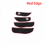 Protection Carpet Door Inside Guard Side edge cover Car Door Anti Kick Pad Sticker for Peugeot 3008 2013- Mk2 GT Black Edge