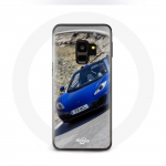 Coque pour Samsung Galaxy S9 Formule 1 McLaren Voiture Bleu
