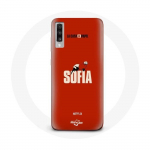 Coque pour Samsung Galaxy A70 La casa de papel Sofia Art