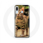 Coque pour samsung galaxy A40 Bengal Race de chat art creation