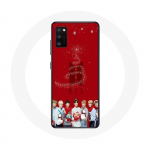 Coque pour Samsung Galaxy S20 BTS Bangtan Gar&ccedil;ons Fond Rouge Cadeau de No&euml;l 2023