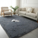 &Scaron;iuolaikinė svetainė Didelis kilimas ilgi plaukai Vaikų kambario kilimai Miegamojo Pūkuotas Dekoratyvinis Kilimėlis Nordic Fluffy Kilimėliai prie lovos 160x200cm 63x78inch