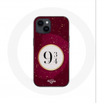 Coque - Maniacase - Iphone 14 - Harry Potter voie 9 3 4 - Souple - Noir