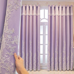 Europieti&scaron;ko stiliaus užuolaidos svetainei valgomojo miegamojo pagal užsakymą prabangios atmosferos siuvinėtų durų langų užuolaidos kambario dekoras 2PC W150cm x L270cm