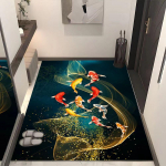 &Scaron;iuolaikinės neslystančios durys mažo kilimėlio kiliminė danga vonios virtuvės sodas, skirtas namų lauko vidaus dekoravimui 50*80CM