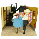 Sankei Studio Ghibli Mini Howl's Moving Castle Escape Howl and Sophie Non-Scale Popierinis kūrinys MP07-32 blue