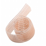 Moteri&scaron;ki baleto pir&scaron;tai sutvirtinti elastiniai ritininiai juostelės Pointe &scaron;okių batai, nematomas dirželis One Size smėlis