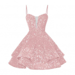 Moteri&scaron;ka blizgučiais siuvinėta suknelė plonais petne&scaron;ėliais, A silueto, su raukinukais, vakarėliui, naktiniam klubui, mini, seksuali atvira nugara, prigludusi, trumpa, kokteilinė suknelė XL