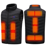 Naujai patobulinta Control11 &scaron;ildoma liemenė, pastovios temperatūros, i&scaron;manus elektrinis &scaron;ildomas paltas XXL juoda