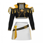 Anime Vaiki&scaron;kas Kpop Demonų Medžiotojo Cosplay Rumi Zoey Mira Kostiumas Mergaitėms Juodas Auksinis Scenos Pasirodymo Drabužiai Helovino Kostiumas Kid 110